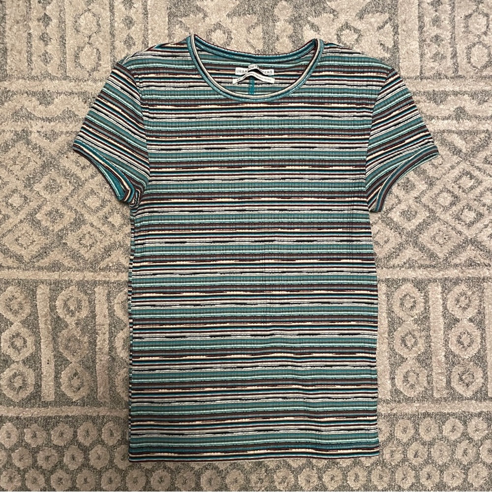Urban Outfitters Blue Striped T-Shirt SP